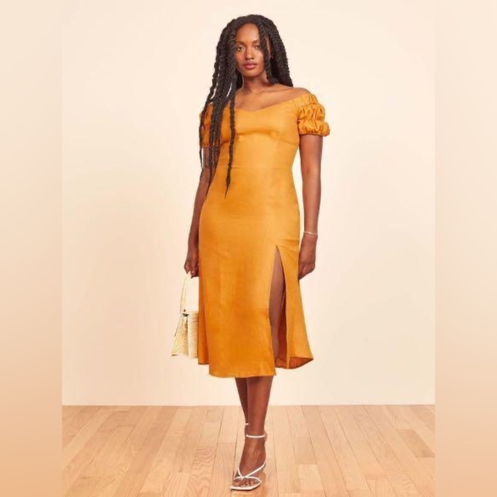Reformation Canopy linen dress